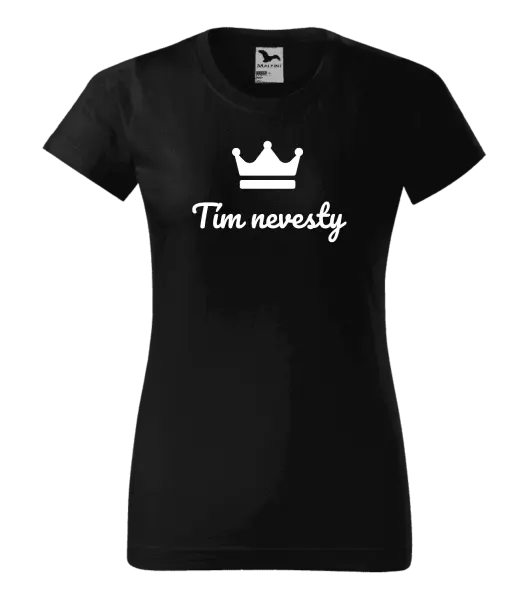 Dámske tričko Tím nevesty - korunka 