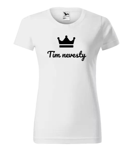 Dámske tričko Tím nevesty - korunka 
