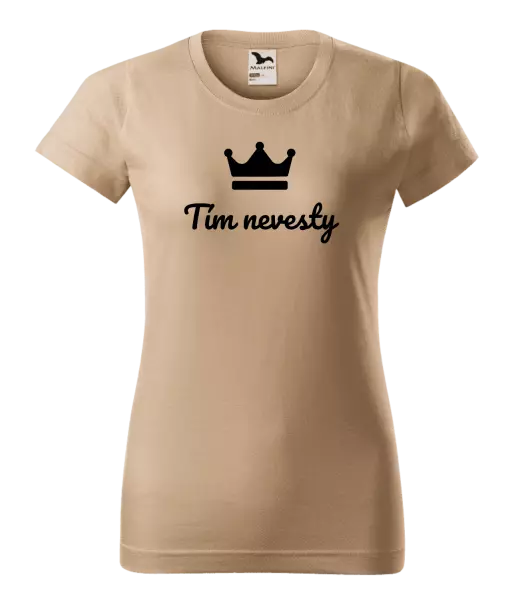 Dámske tričko Tím nevesty - korunka 
