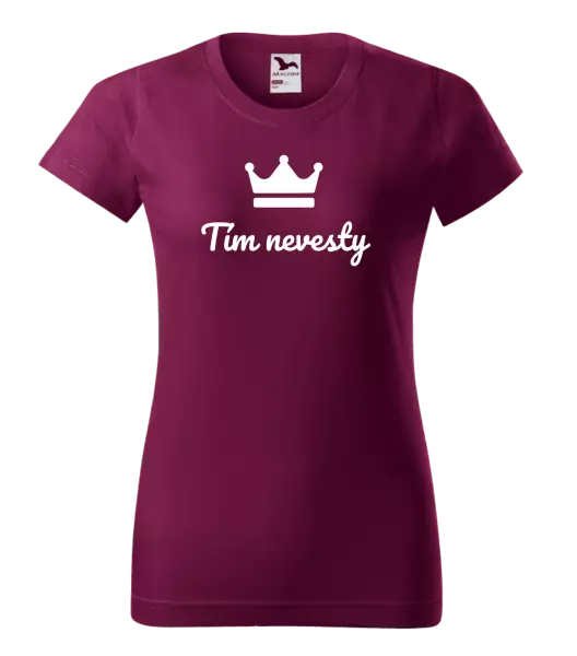 Dámske tričko Tím nevesty - korunka 
