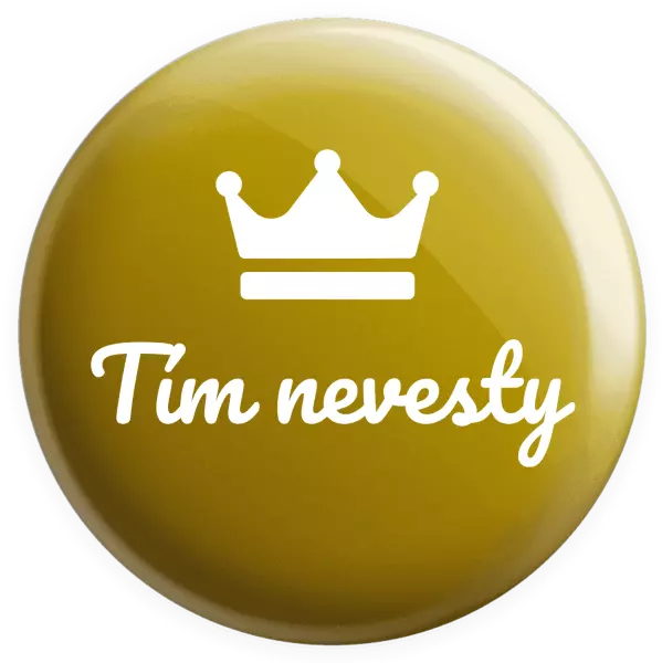 Placka Tím nevesty - korunka 