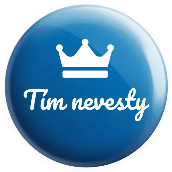 Placka Tím nevesty - korunka 