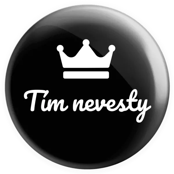 Placka Tím nevesty - korunka 