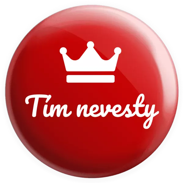 Placka Tím nevesty - korunka 