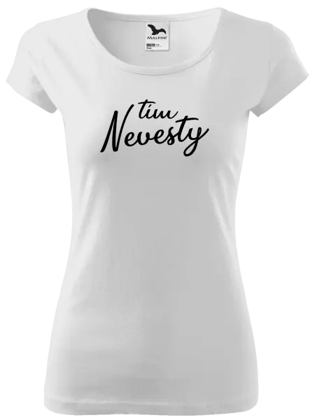 Dámske tričko Tím nevesty - nápis