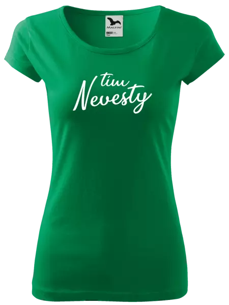 Dámske tričko Tím nevesty - nápis