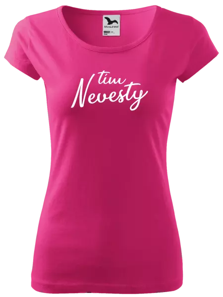 Dámske tričko Tím nevesty - nápis