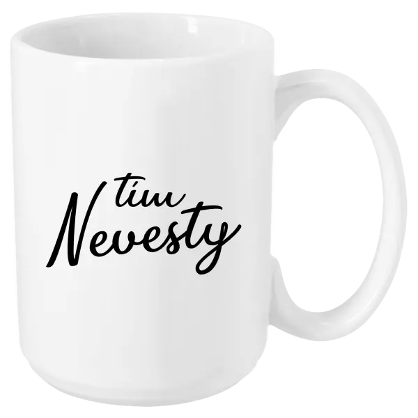 Hrnček Tím nevesty - nápis