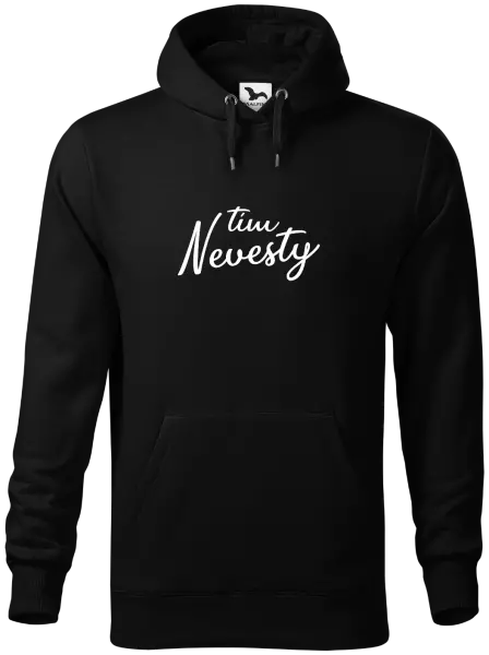 Pánska mikina Tím nevesty - nápis