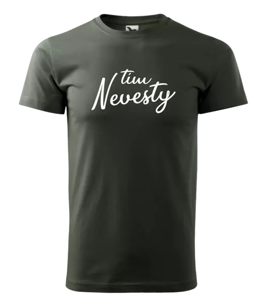Pánske tričko Tím nevesty - nápis