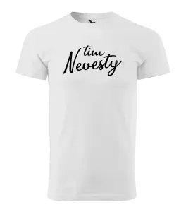 Pánske tričko Tím nevesty - nápis