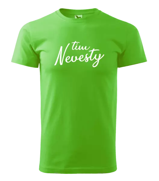 Pánske tričko Tím nevesty - nápis