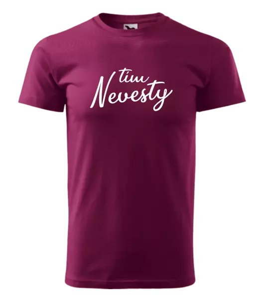 Pánske tričko Tím nevesty - nápis