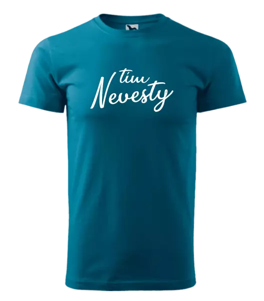 Pánske tričko Tím nevesty - nápis