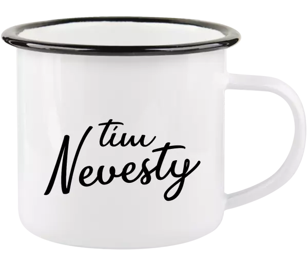 Plecháčik Tím nevesty - nápis