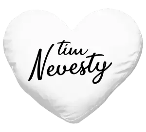 Vankúš Tím nevesty - nápis