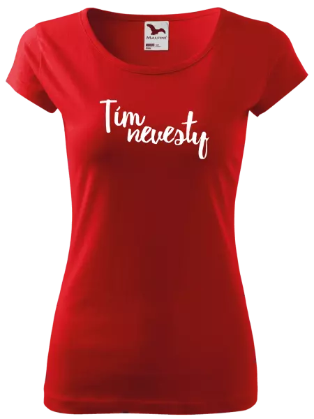 Dámske tričko Tím nevesty - nápis 2