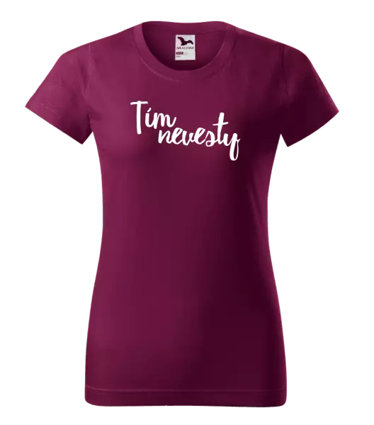 Dámske tričko Tím nevesty - nápis 2