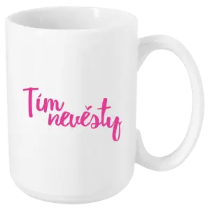 Hrnček Tím nevesty - nápis 2