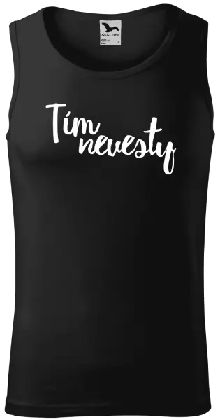 Pánske tielko Tím nevesty - nápis 2