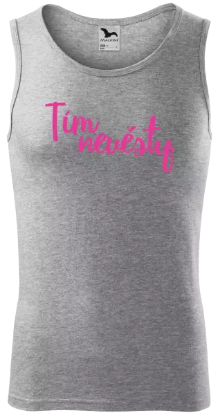 Pánske tielko Tím nevesty - nápis 2