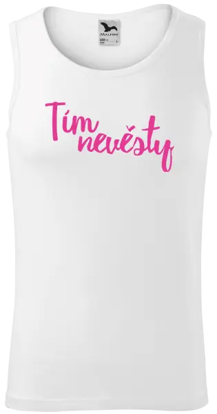 Pánske tielko Tím nevesty - nápis 2