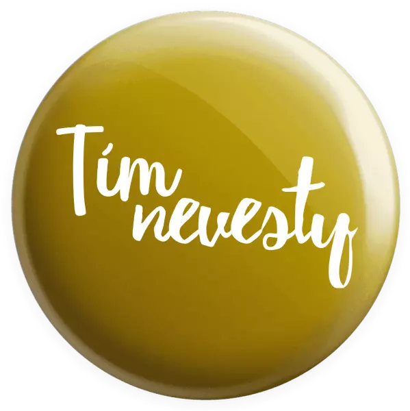 Placka Tím nevesty - nápis 2