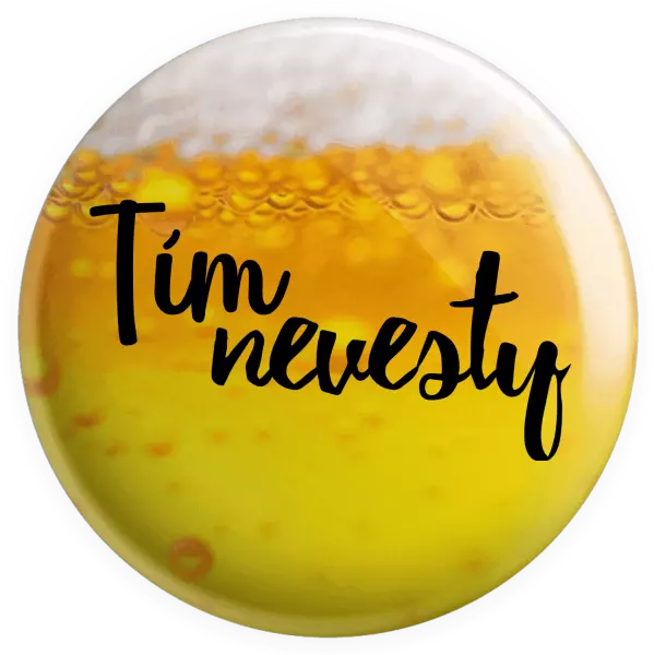 Placka Tím nevesty - nápis 2