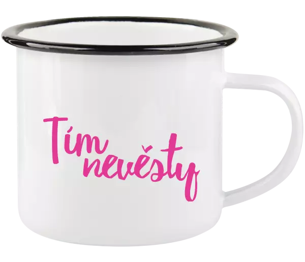 Plecháčik Tím nevesty - nápis 2