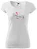 Dámske tričko Tím nevesty - srdiečka a lístočky