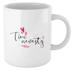 Hrnček Tím nevesty - srdiečka a lístočky