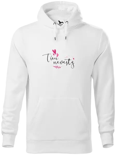 Pánska mikina Tím nevesty - srdiečka a lístočky