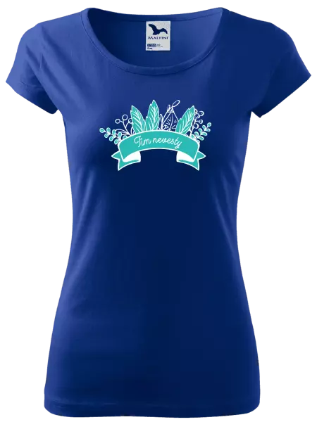 Dámske tričko Tím nevesty - zelené lupene