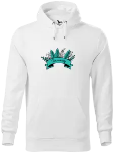 Pánska mikina Tím nevesty - zelené lupene