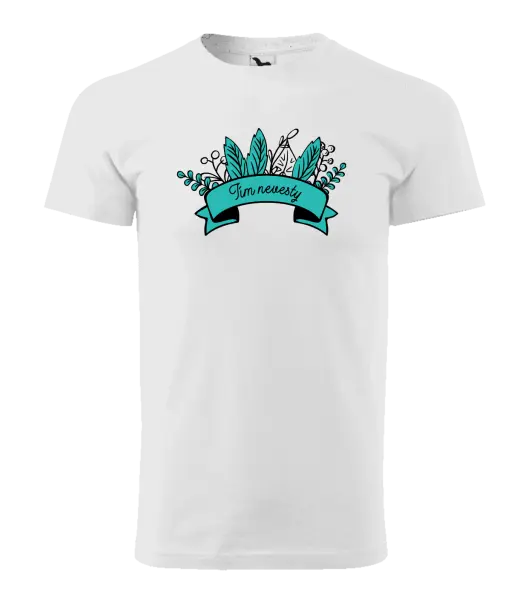 Pánske tričko Tím nevesty - zelené lupene