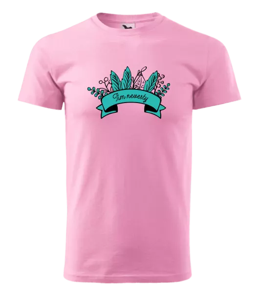 Pánske tričko Tím nevesty - zelené lupene