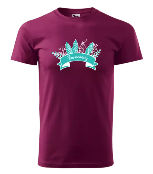 Pánske tričko Tím nevesty - zelené lupene