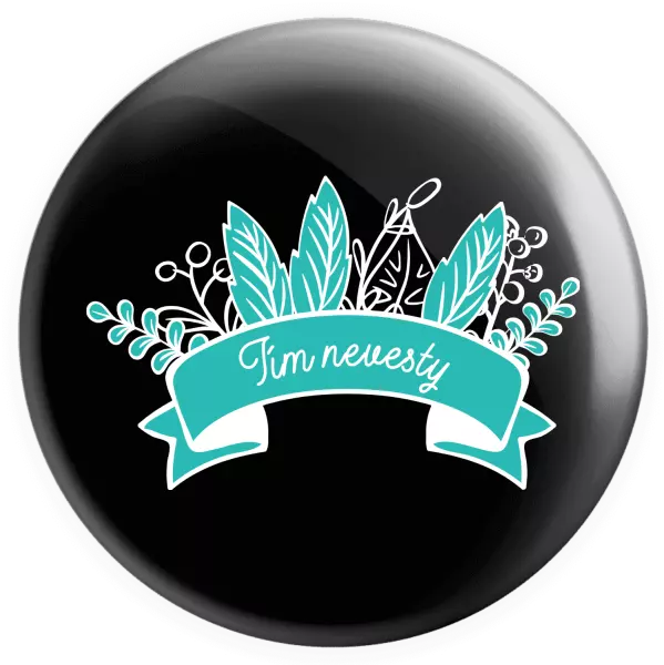 Placka Tím nevesty - zelené lupene