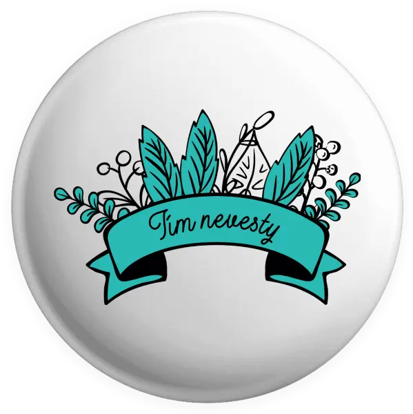 Placka Tím nevesty - zelené lupene