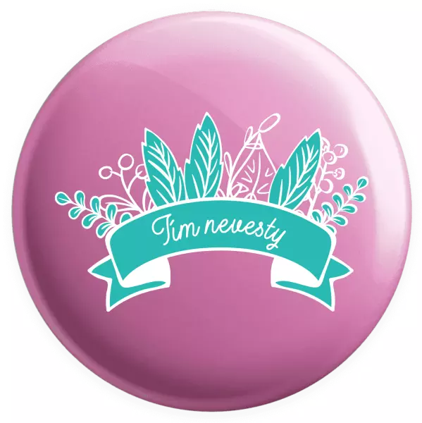 Placka Tím nevesty - zelené lupene