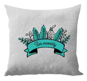 Vankúš Tím nevesty - zelené lupene