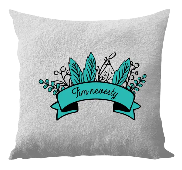 Vankúš Tím nevesty - zelené lupene