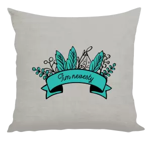 Vankúš Tím nevesty - zelené lupene