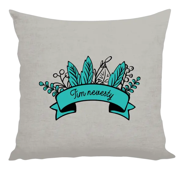 Vankúš Tím nevesty - zelené lupene