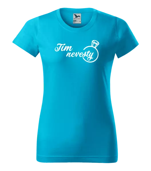 Dámske tričko Tím nevesty s prsteňom