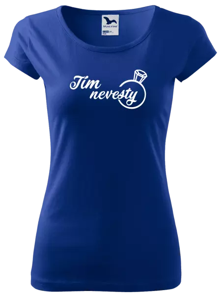 Dámske tričko Tím nevesty s prsteňom