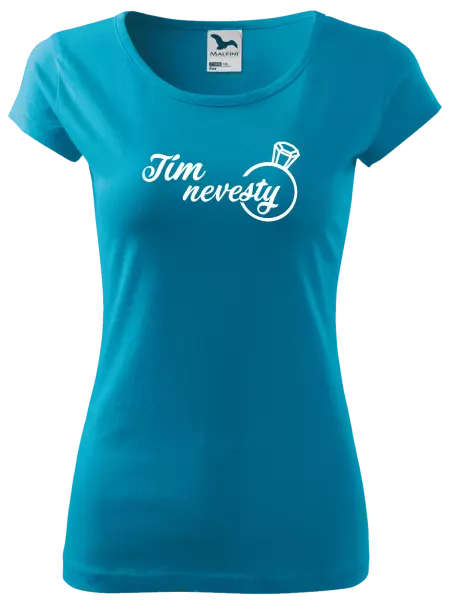 Dámske tričko Tím nevesty s prsteňom