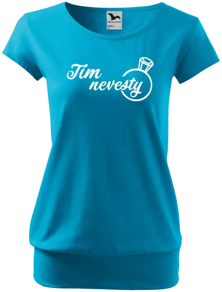 Dámske tričko Tím nevesty s prsteňom