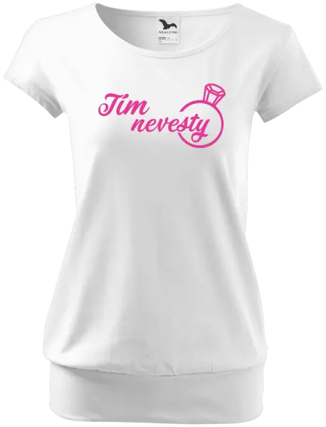 Dámske tričko Tím nevesty s prsteňom