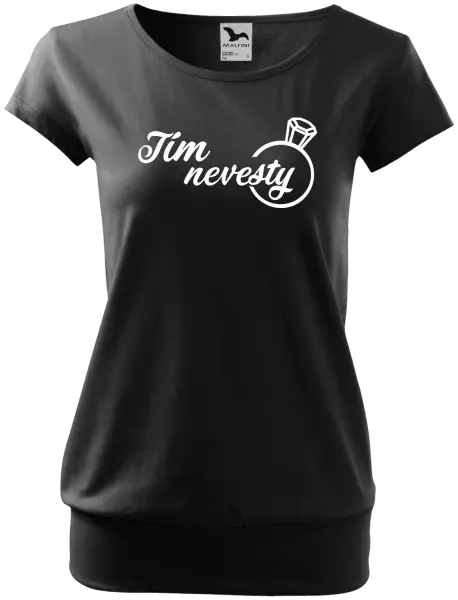 Dámske tričko Tím nevesty s prsteňom